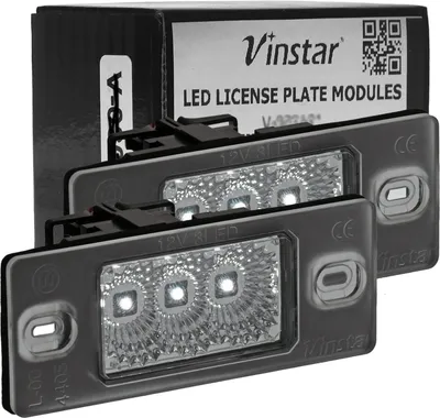 Produktbild von Vinstar CREE LED Kennzeichenbeleuchtung kompatibel mit VW Touareg 1G1 Tiguan I Golf 5 V