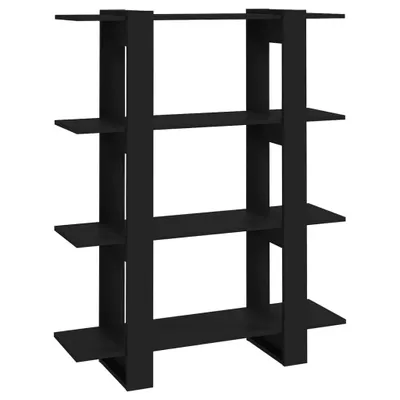 Produktbild von Bücherregal/Raumteiler Schwarz 100x30x123,5 cm