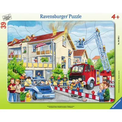 Obrázok produktu pre RAVENSBURGER Puzzle Hasičský zásah 39 dielikov
