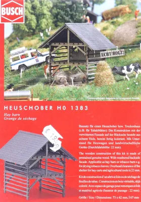 Produktbild von Busch 1383 Heuschober Spur H0 in