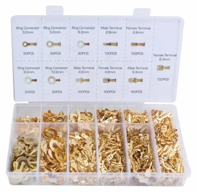 Immagine prodotto di Kit puntalini, connettori per cavi elettrici per automobili,capicorda isolanti, con scatola, per il collegamento dei cavi, assortimento isolati ,capicorda a crimpare, set anello capocorda elettrico terminale connettori elettrici, 750 pezzi