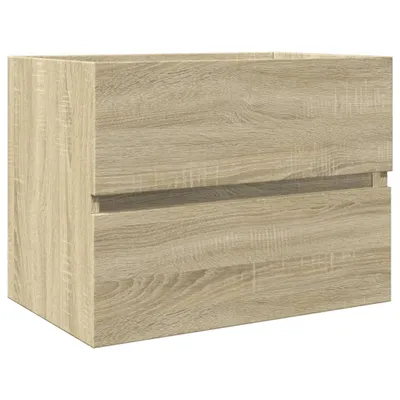 Produktbild von vidaXL Waschbeckenunterschrank Sonoma-Eiche 60x38,5x45cm Holzwerkstoff