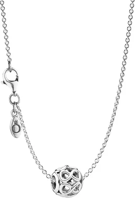 Pandora 08050 Damen-Halskette Silber 925 mit Anhänger Unendlichkeit 1