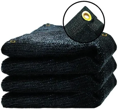 Immagine prodotto di Telo ombreggiante nero 3x3 m - Protezione dai raggi UV per esterni - Rete traspirante