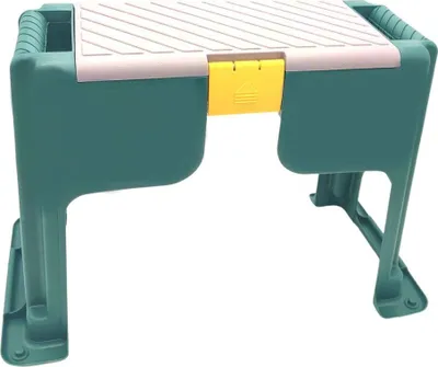 Image de Tabouret de jardin avec compartiment de rangement Banc pour les genoux Banc de travail Tabouret pour les genoux Protection des genoux