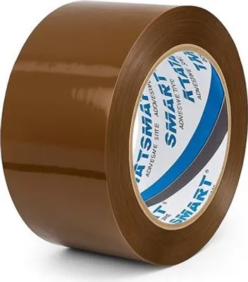 Zdjęcie produktu dla Taśma samoprzylepna SOLVENT Brązowa 48mm132m Smart