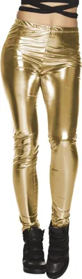 Zdjęcie produktu dla Legginsy damskie złote rozmiar M