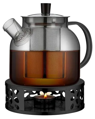 Teekanne mit Sieb, 1,5 l, Borosilikatglas, spülmaschinengeeignet