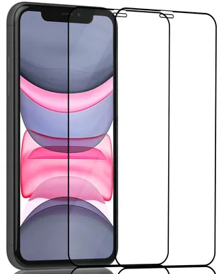 Produktbild von 2-Pack iPhone 11 Displayschutzfolie - Gehärtetes Glas 9H - Super Qualität 3D