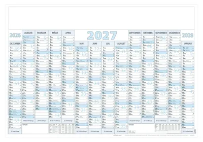 Produktbild von Plakatkalender 14 Monate 1 Stk. gerollt 2027