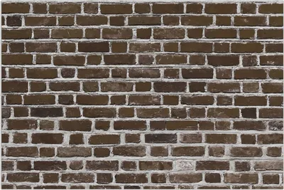 Produktbild von Wallario Wandbild Ziegelsteinwand in braun - Backsteine, Größe: 61 x 91,5 cm, Poster mit rahmenlosen Bildhalter