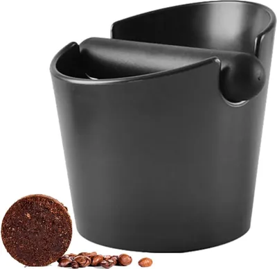 Produktbild von Kaffeesatz Eimer, Kaffeemaschine Abschlagbox, Knock Box für Kaffeesatz, Siebträgermaschin Zubehör Kaffeesatz Klopfdose Kaffeesatz Tank Kaffeesatz Behälter Abklopfbehälter für Siebträger