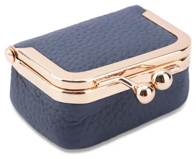 Produktbild von Echte Leder Mini Schmuckbox - Tragbarer Organizer für Ringe und Ohrringe