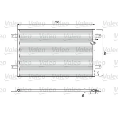 Produktbild von VALEO Kondensator, Klimaanlage  814004