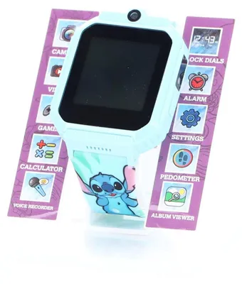 Produktbild von Accutime Uhr Smartwatch Lilo & Stitch mit 26 Spielen für Kinder