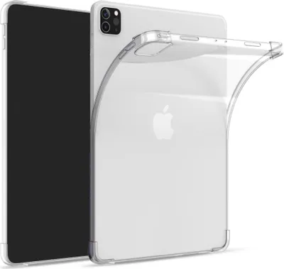Produktbild von Hülle Kompatibel mit Apple iPad Pro (11.0) (2024) - Transparent Silikon Cover Case Schutzhülle