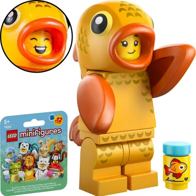 Zdjęcie produktu dla 71051 - LEGO Minifigures - Seria 28 — Zwierzęta - KOSTIUM ZŁOTEJ RYBKI