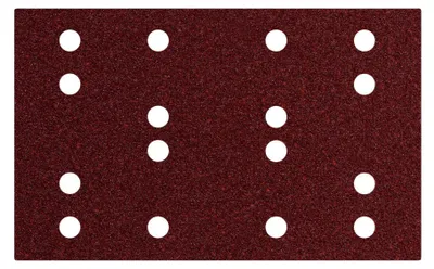 Immagine prodotto di Metabo Haftschleifblätter 80 x 133 mm, P 80, 16 Löcher, (SRA) # 635192000