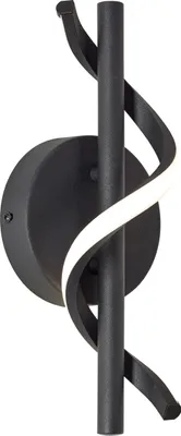 Produktbild von BRILLIANT schwarze LED Wandleuchte EUNICE |Wandlampe im einzigartigen Design | 7,5W 830 Lumen 4000 Kelvin | Metall/Kunststoff