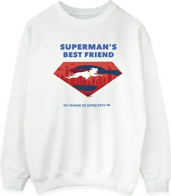 Produktbild von DC Comics - "DCs DC League Of Super-Pets Best Friend" Sweatshirt für Herren BI21725 (XL) (Weiß)