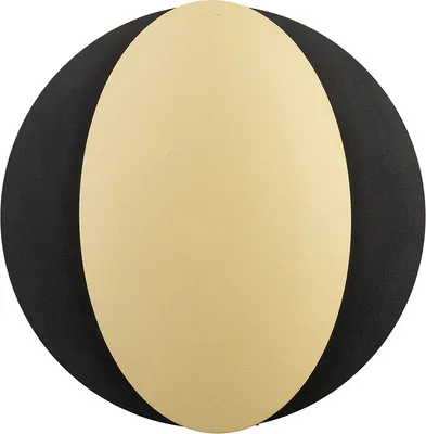 Zdjęcie produktu dla Kinkiet OVO czarno-złoty 2xG9x12W metal wym:26x26x5,5cm IP20 Sigma Lighting