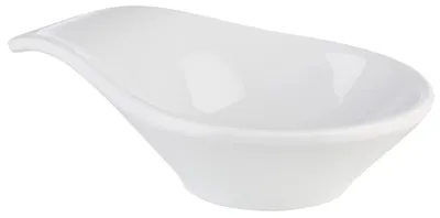 Produktbild von APS 84452 Schale MINI, Melamin, 60 ml, 11,5 x 7,5 cm, Höhe 3 cm, weiß, 24 Stück