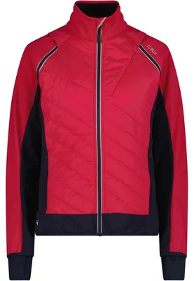 Obrázok produktu pre Dámska bunda CMP Primaloft® Hybrid s odnímateľnými rukávmi, ružová, veľkosť 42