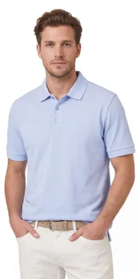 Produktbild von Poloshirt BOSS hellblau jersey