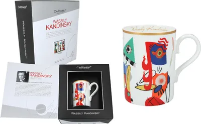 Zdjęcie produktu dla Carmani, kubek 370ml - Wassily Kandinsky/Muses