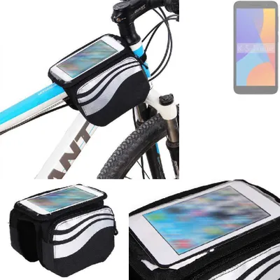 Produktbild von K-S-Trade Rahmentasche Fahrrad-Halterung kompatibel mit Alcatel 1 (2021) Rahmenhalterung Fahrrad Handyhalterung Fahrradtasche Handy Smartphone