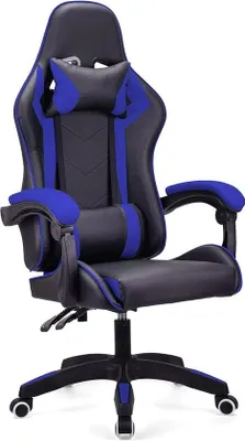 Produktbild von Famanu Bürostuhl ergonomisch mit klappbaren Armlehnen - Schwarz