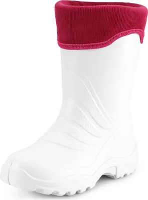 Produktbild von Ladeheid Kinder Mädchen Jungen federleichte Eva Thermo Gummistiefel gefüttert LA-861 (Weiß/Rosa, 24/25)