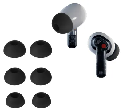 Produktbild von kwmobile 6x Polster kompatibel mit Nothing ear (2) - 3 Größen - Silikon Ohrstöpsel In-Ear Kopfhörer