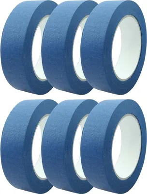 Obrázek produktu pro 6 rolí Pro Mask modré jemné krepové pásky 25 mm x 50 m