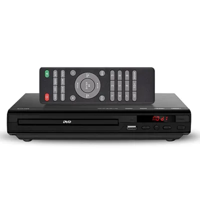Produktbild von AIORBER 1080P HD DVD Player, Mini VCD/CD Player, Dolby 5.1, Fernbedienung, Unterstützt Memory Playback, für Kinder & Familie, Heimkino