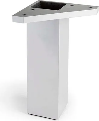 Image de Pied De Coin Carré Abs Alu Stabilité Et Design Moderne - Rei