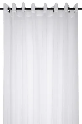 Produktbild von MONNA Vorhang weiß 100% Polyester mit Metallösen 300x260 cm