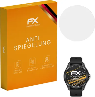 Produktbild von atFoliX FX-Antireflex 3x Schutzfolie kompatibel mit Mobvoi TicWatch Pro 5 Displayfolie