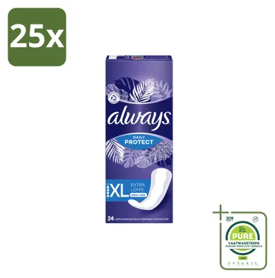 Imagen del producto de 25 tampones "Always Inlegkruisjes" de extra longitud – Pack grande – 25 unidades