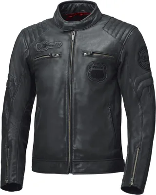 Image de Veste en cuir pour moto Held Baker 2, noir, 48