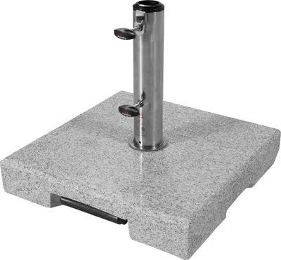 Obrázok produktu pre Stojan na slnečník do 250 cm žulový 45 x 45 x 8 cm Doppler TROLLEY 40 kg