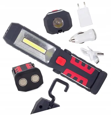 Image de DBautomotive Lampe d'atelier LED 3-en-1 Torche Rechargeable Y4F15