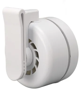Produktbild von Mini-Hüftventilator mit 3 Geschwindigkeitsstufen, wiederaufladbar, starker Wind, tragbarer Outdoor-Hüftclip-Ventilator für Reisen, Wandern und Sport