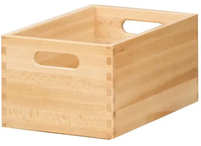 Produktbild von Zeller Allzweckkiste, Buche lackiert 30x20x15