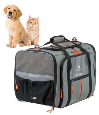 Immagine prodotto di Trasportino per cani Ferplast Voyager, trasportino per gatti, borsa per cani, regolabile