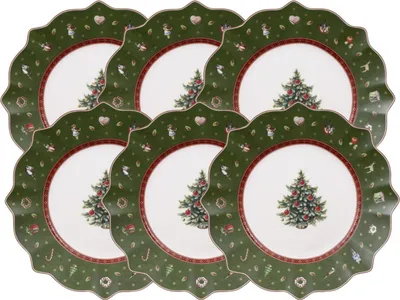 Produktbild von Villeroy & Boch Toy's Delight Frühstücksteller grün 24 cm Set6