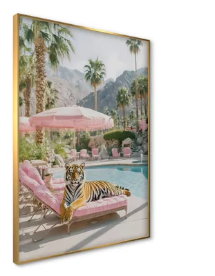 Produktbild von STYLER Wandbild 50x70 cm Sunbath ARTBOX Landschaftsbild Luxusmotiv Wanddeko Wohnzimmer Schlafzimmer Büro Rahmen Design
