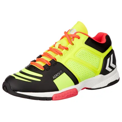 Image de Hummel Aerocharge HB 220 Gants de Handball Indoor Chaussures d'intérieur jaune/noir/rouge 60-402-5279, Pointure:45 EU