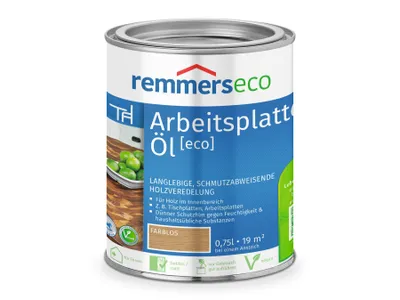 Produktbild von Remmers Arbeitsplatten-Öl [eco] farblos 0,75 l, Holzpflege