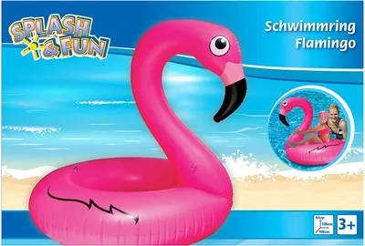 Produktbild von Schwimmring Flamingo Splash und Fun Flamingo 106 x 106 x 97 cm